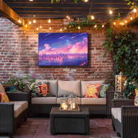 Dreamy Cityscape at Dusk Poster