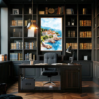 Montenegro Sveti Stefan Island View Poster