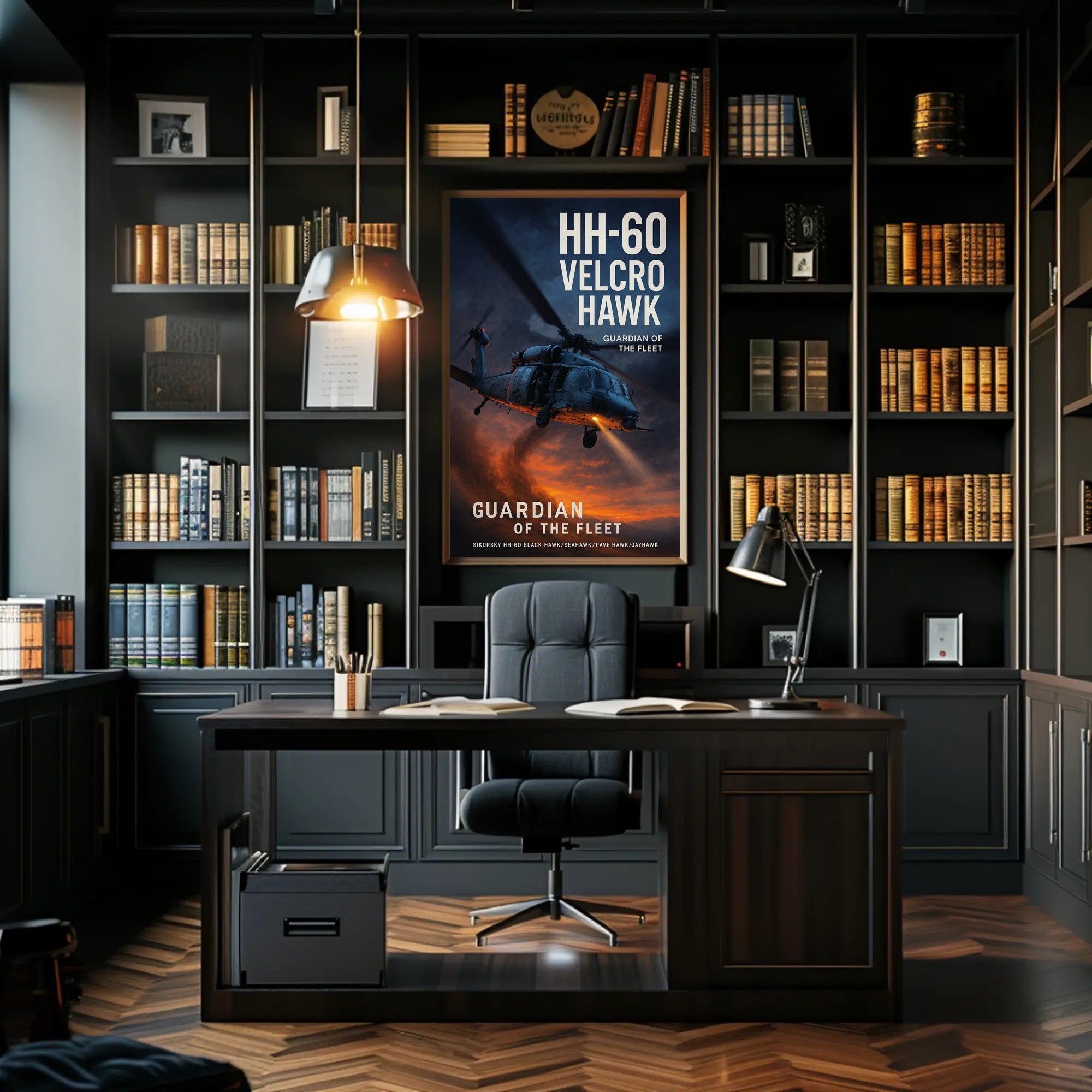 HH-60 Velcro Hawk Poster PosterGoat