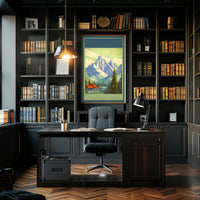 Majestic Mountain Retreat Poster