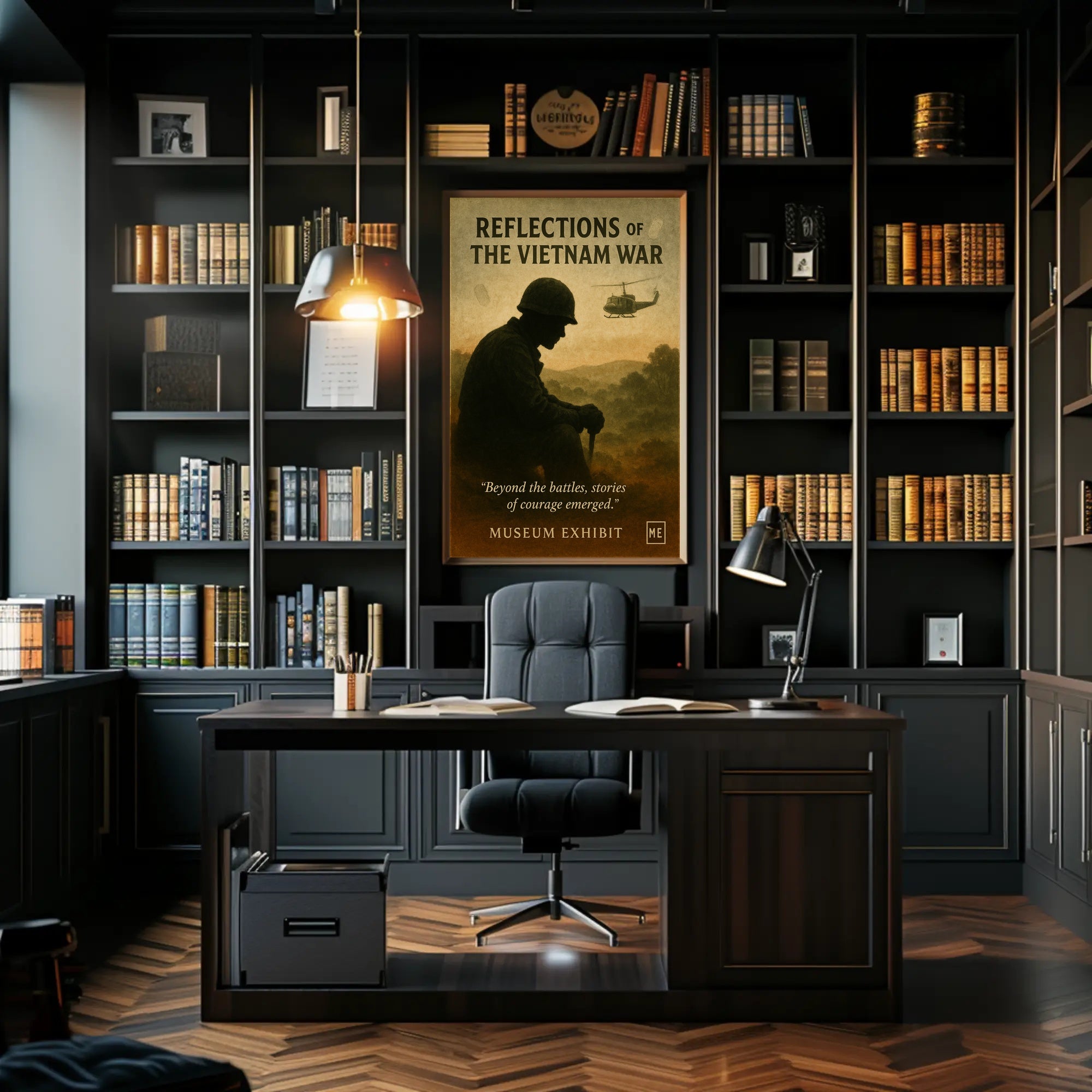 Reflections of the Vietnam War Poster Art Print