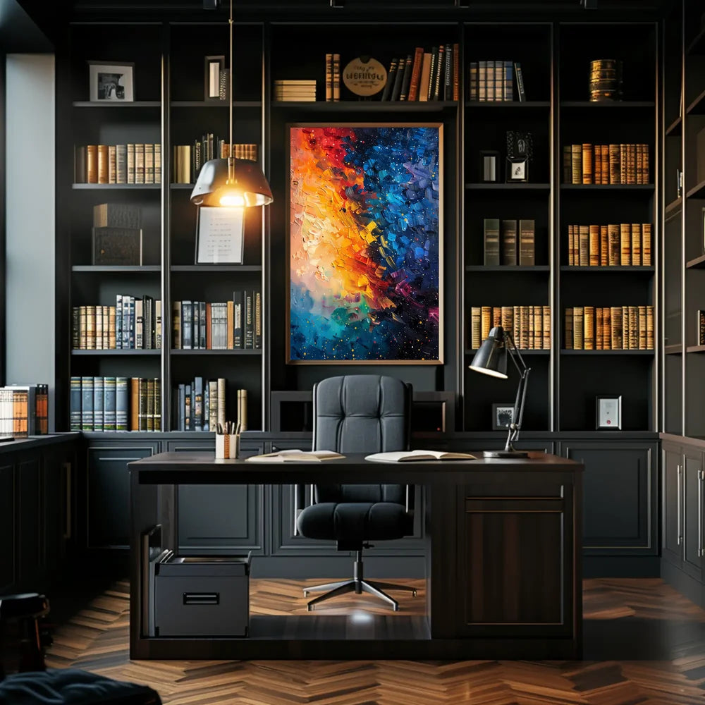 Modern Abstract Science and Education Poster