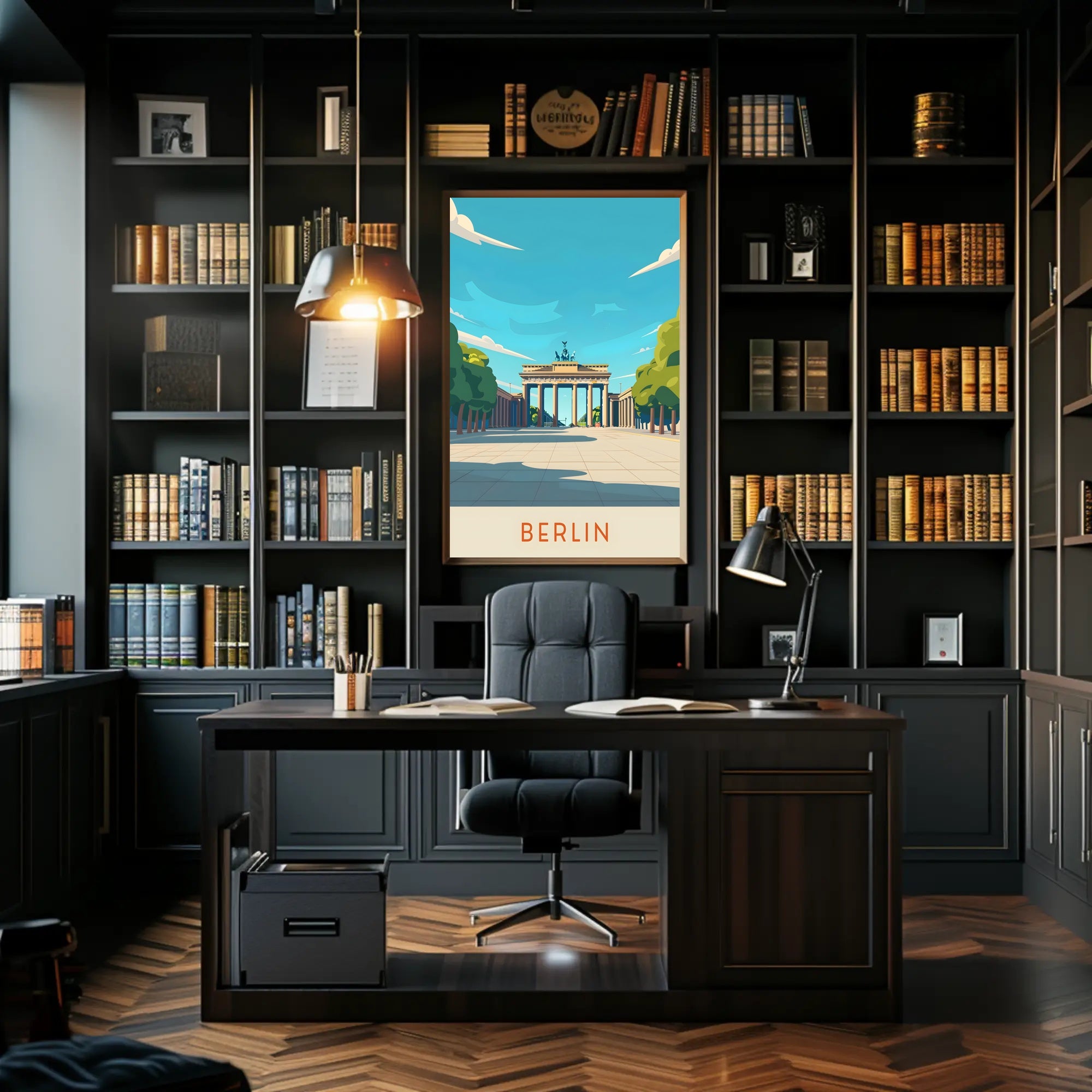 Scenic View of Berlin Poster