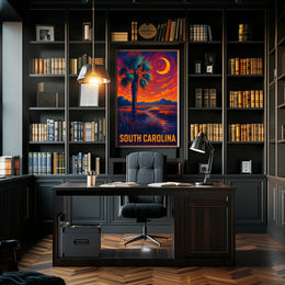 South Carolina Sunset Poster