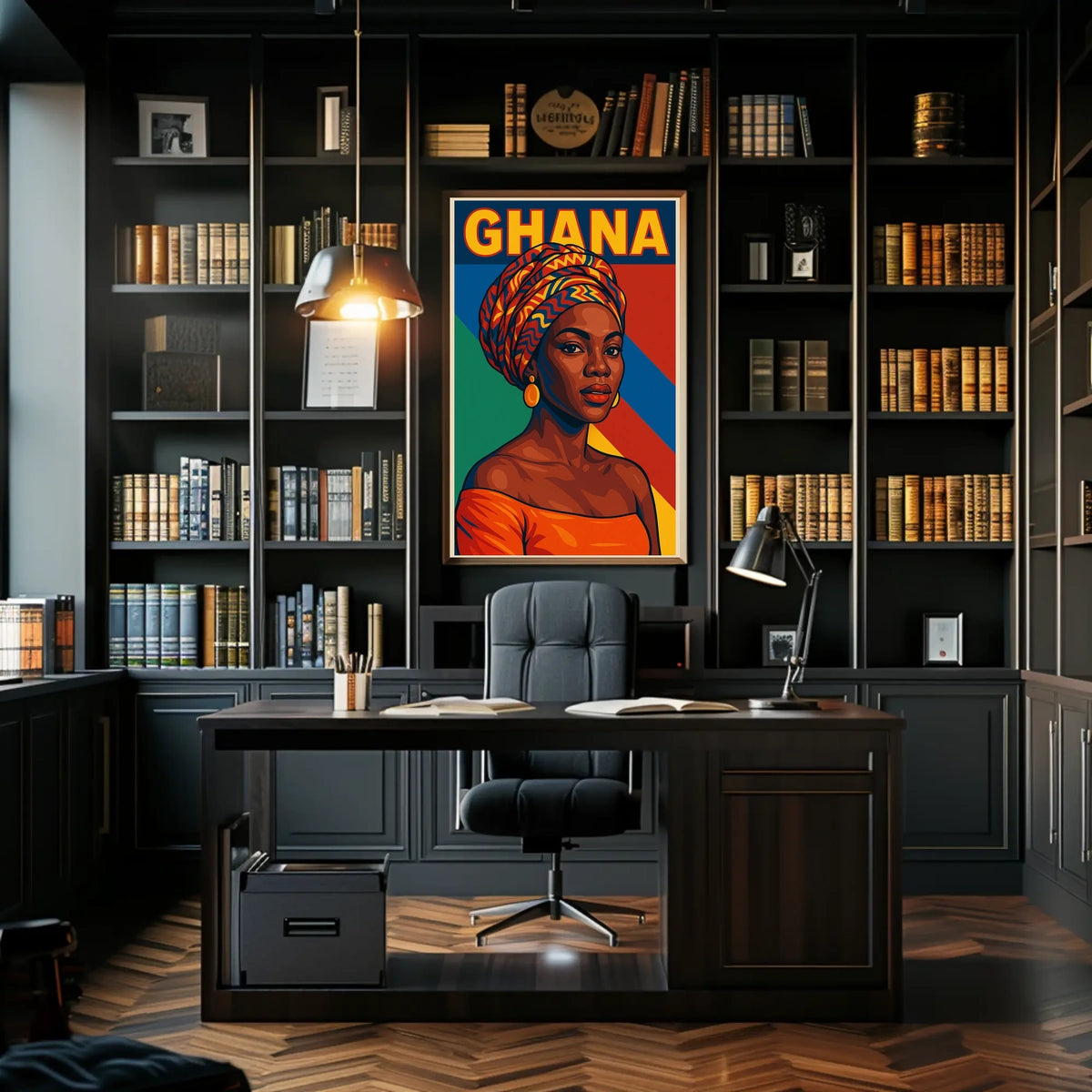 Ghanaian Elegance Poster