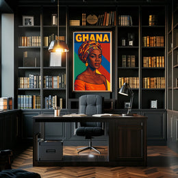 Ghanaian Elegance Poster