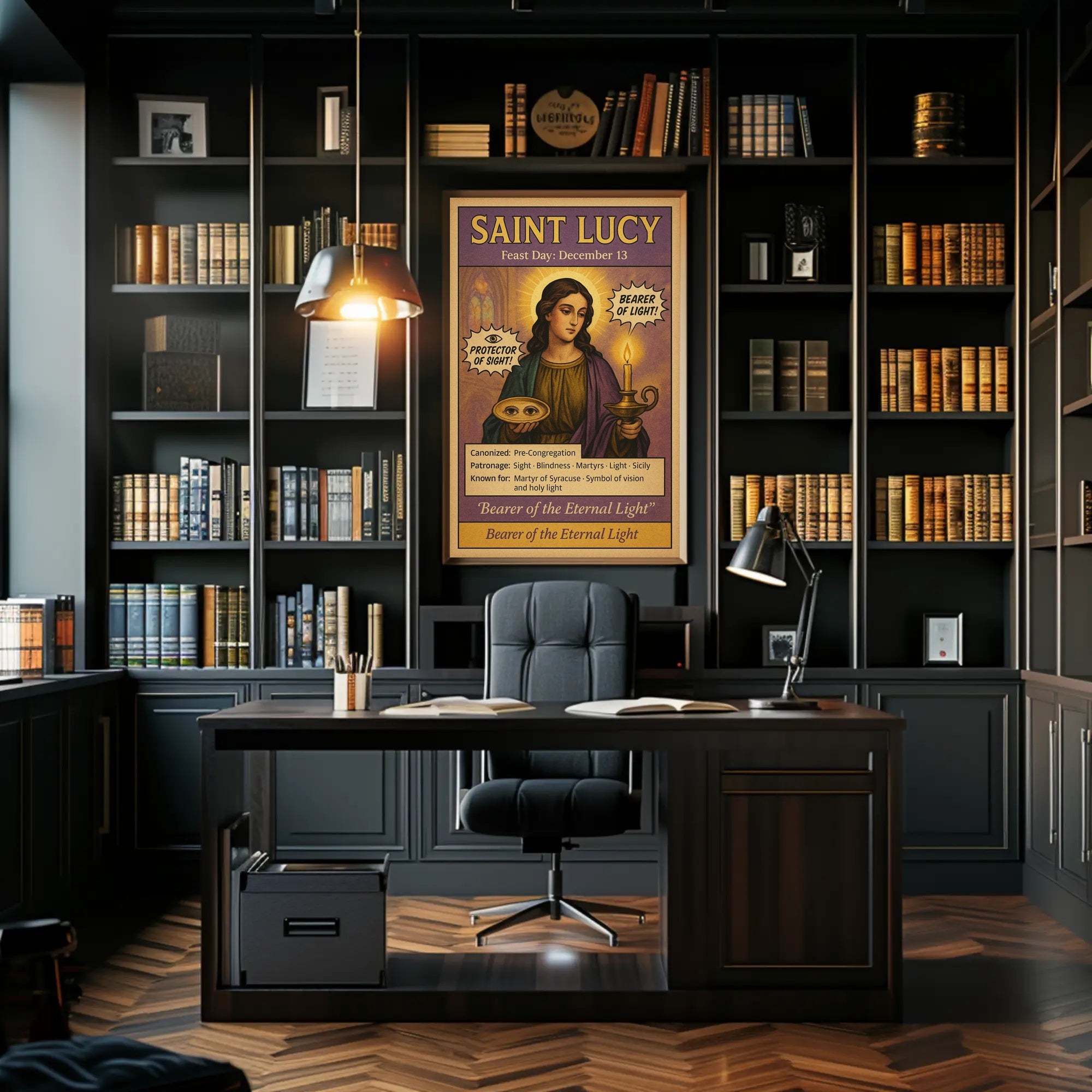 Saint Lucy  Bearer of Light Poster