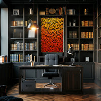 Vibrant Dots Abstract Poster Wall Art Print