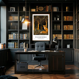 William Morris Exhibition Poster: Arts and Crafts Movement