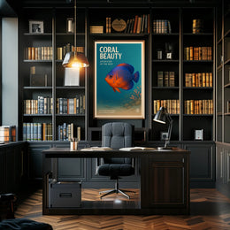 Coral Beauty Angelfish of the Reef Poster PosterGoat