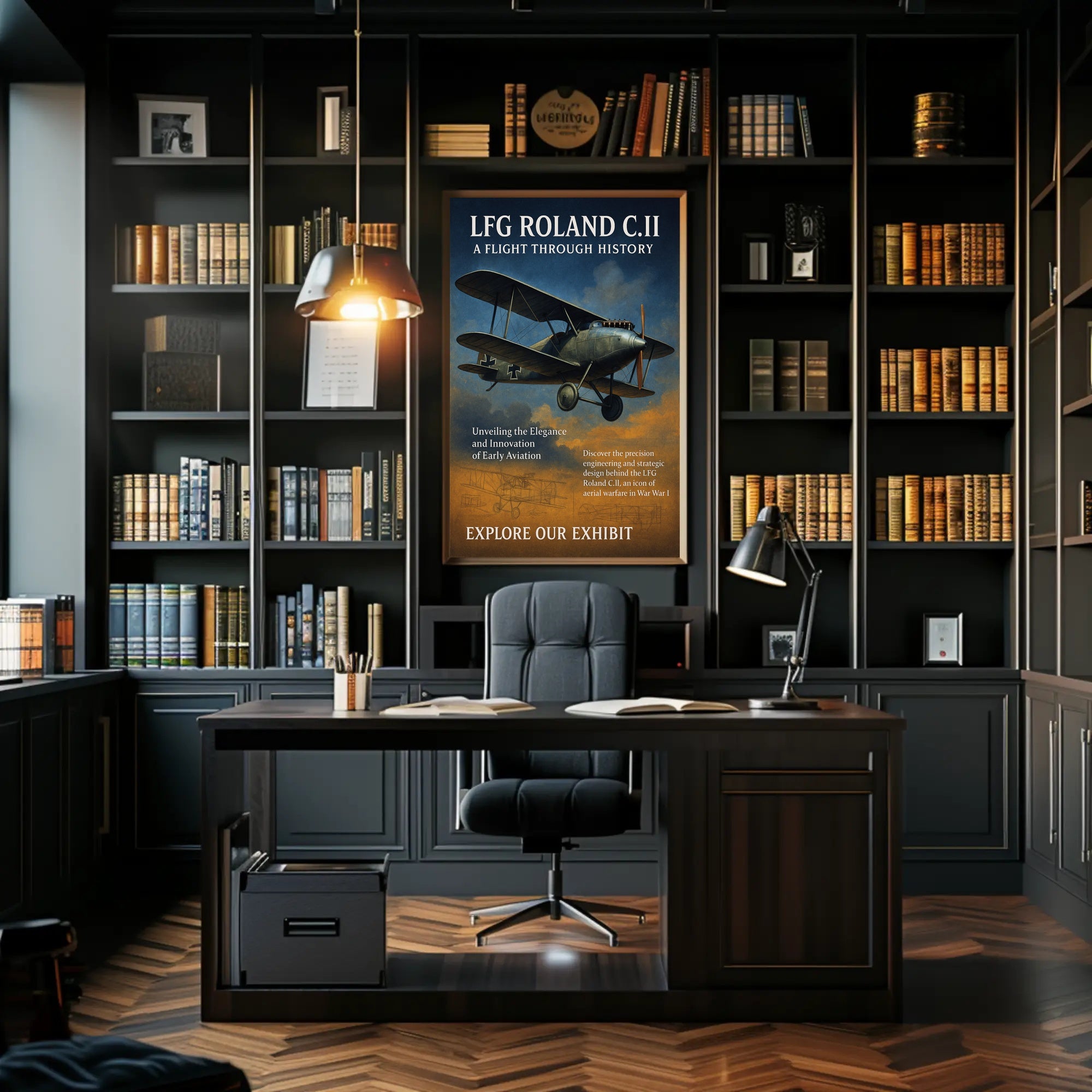 LFG Roland C.II A Flight Through History Poster PosterGoat