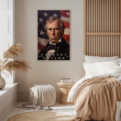 Zachary Taylor 12th President Of The United States Portrait