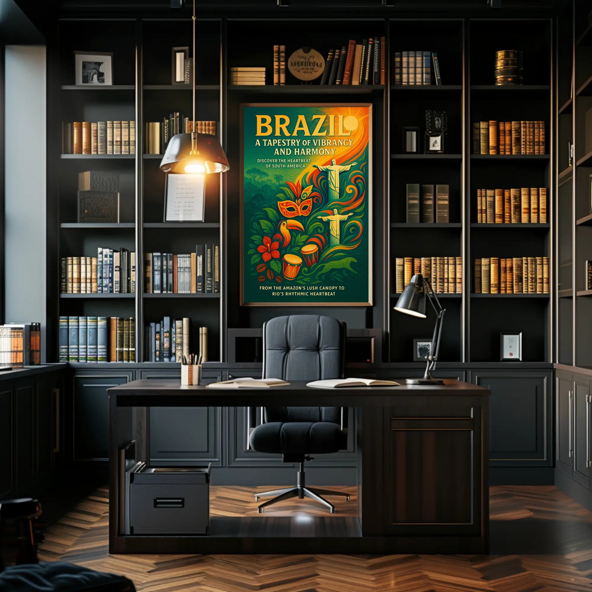Brazil A Tapestry of Vibrancy and Harmony Poster