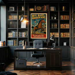 Bets, Bluffs, and Broken Reins Poster