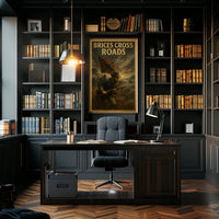 Brices Cross Roads Vintage Travel Scenic Wanderlust Poster