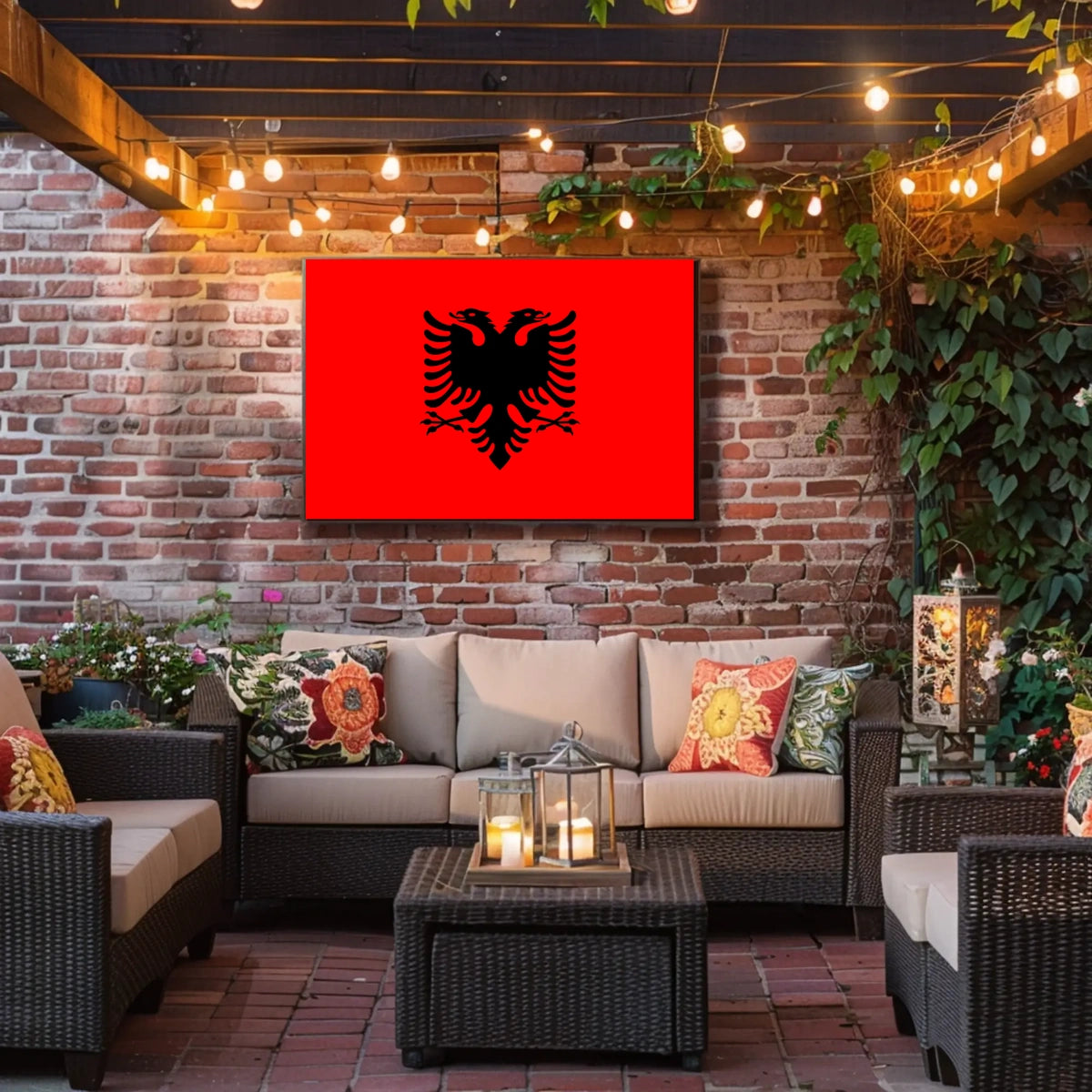 Albania Flag Poster