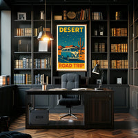 Desert Road Trip Poster