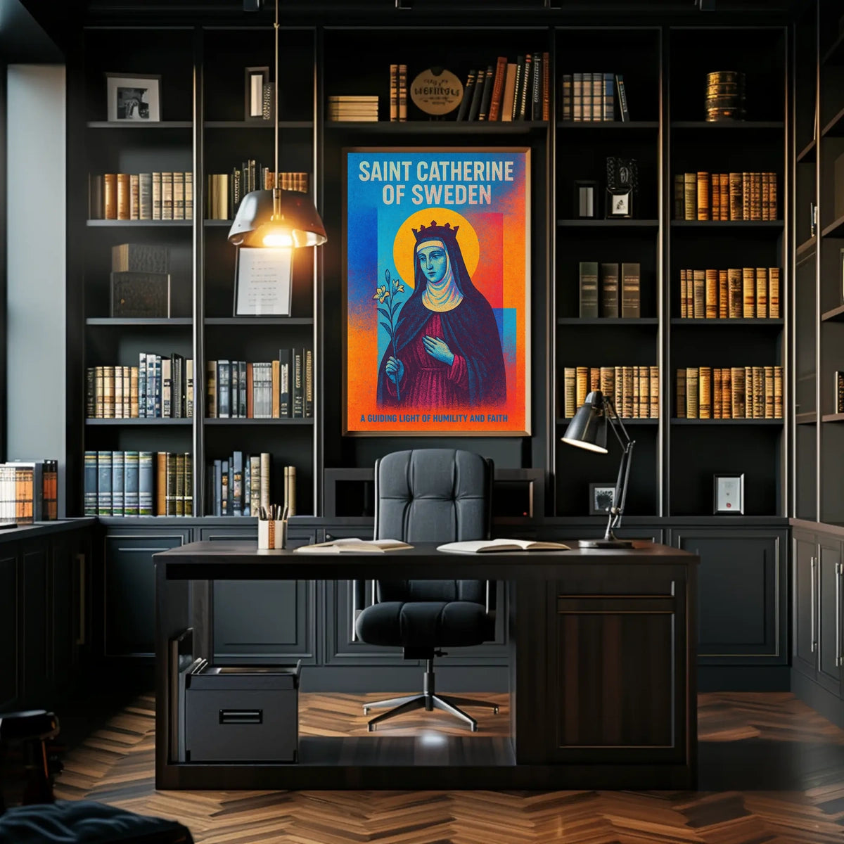 Saint Catherine of Sweden Poster