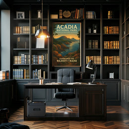 Acadia National Park Scenic Beauty Travel Poster