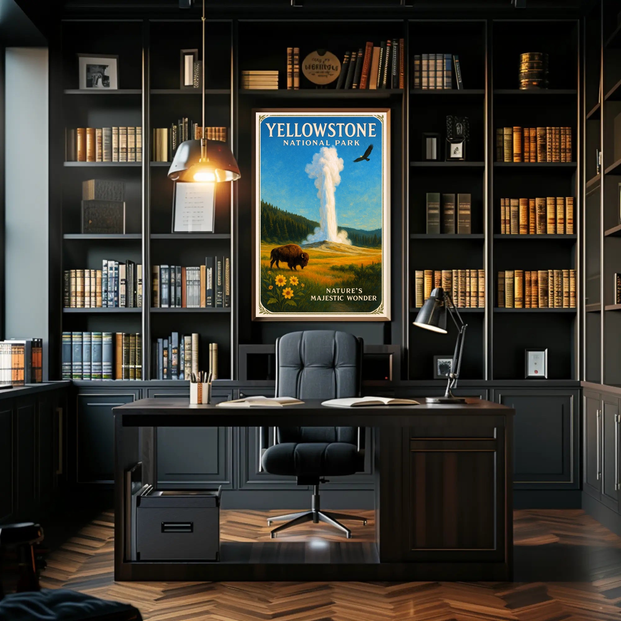 Yellowstone National Park Nature's Majestic Wonder Poster PosterGoat