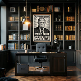 Donald Trump 47th President Poster