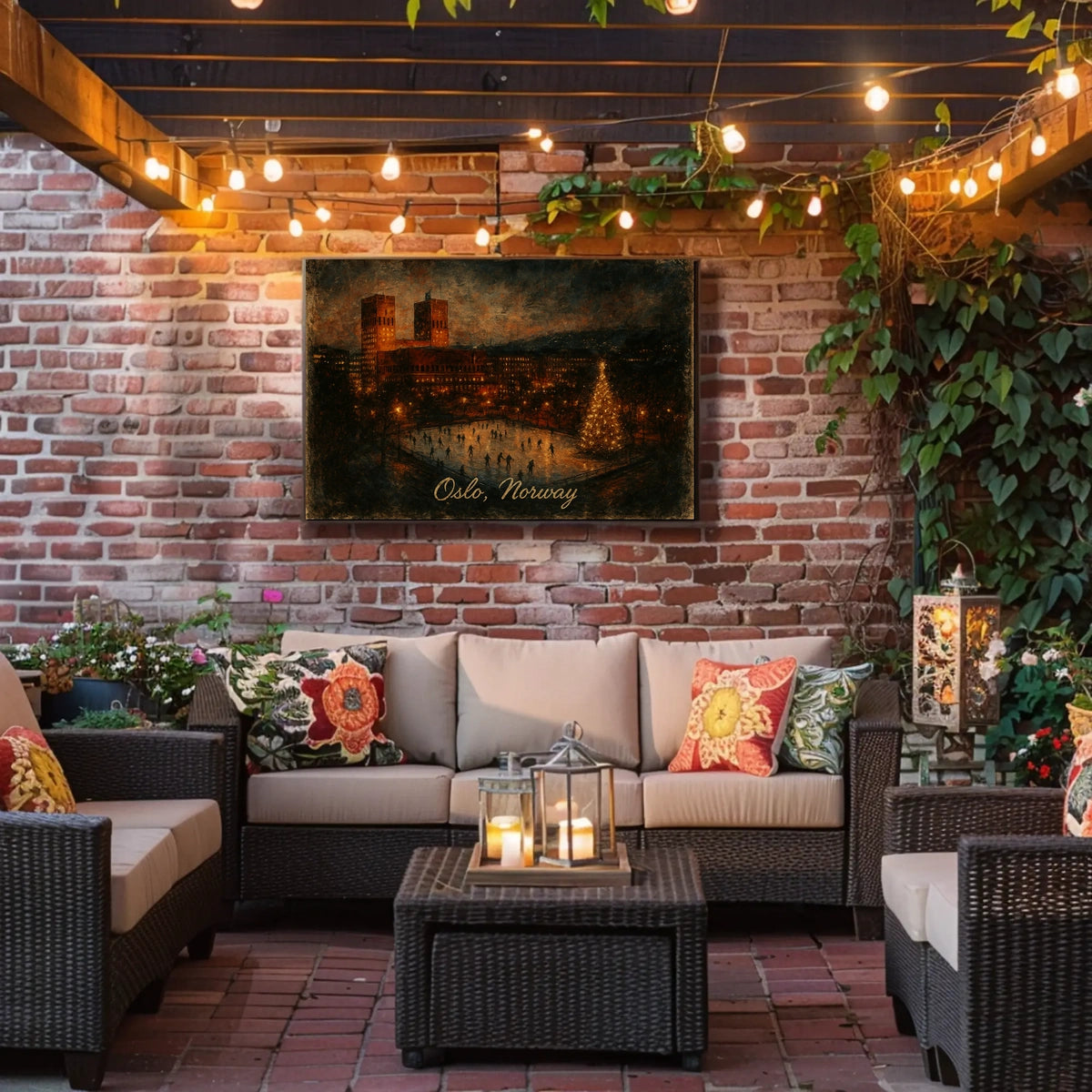 Winter in Oslo Poster