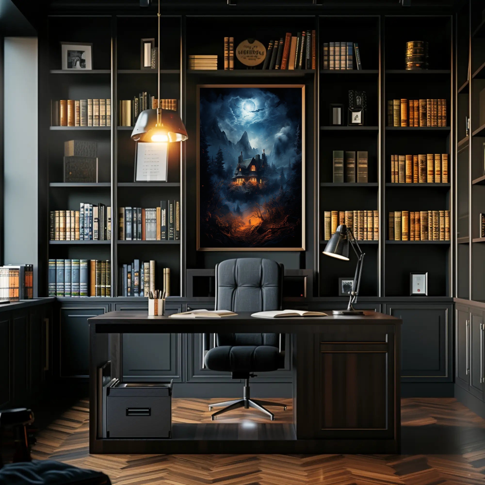 The Enchanted House In The Woods Poster