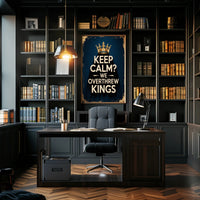 Revolutionary Crown Poster: A Bold Political Statement Poster