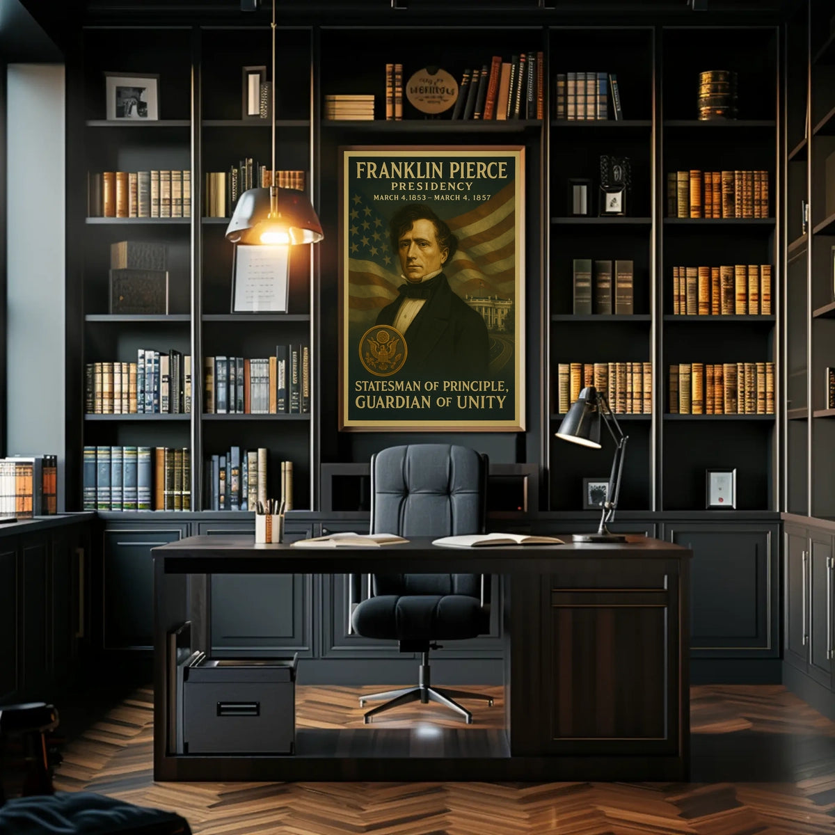 Franklin Pierce American Patriotism Historical or Presidential Poster