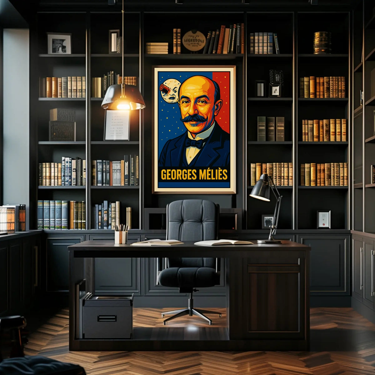 Georges Méliès Cinematic Pioneer Poster