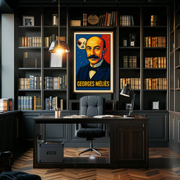 Georges Méliès Cinematic Pioneer Poster