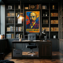 Georges Méliès Cinematic Pioneer Poster