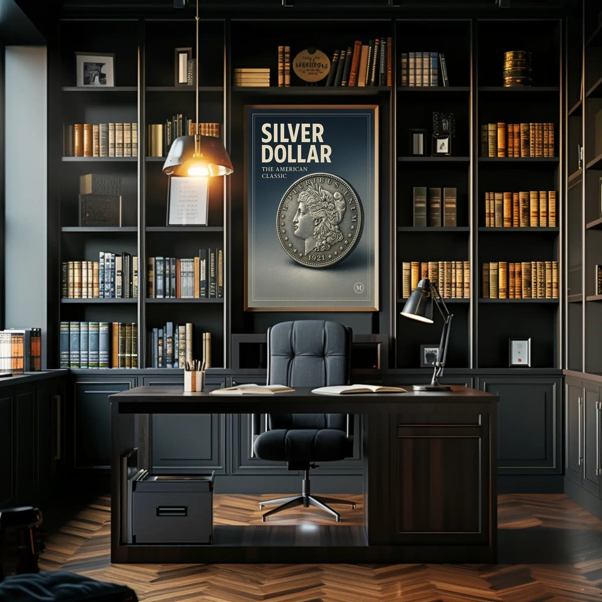 Silver Dollar The American Classic Poster