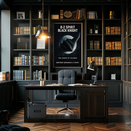 B-2 Spirit Black Knight Poster