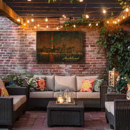 Auckland Skyline New Zealand Poster