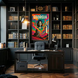 Georgia A Vibrant Tribute Poster