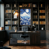 Mount Fuji Moonlit Tranquility Cultural Heritage Poster