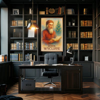 John Wycliffe Literary Icon Prime Historical or Presidential Poster