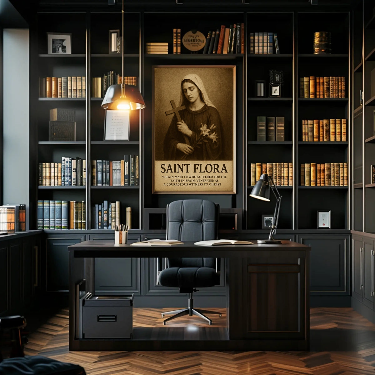 Saint Flora Virgin Martyr Poster