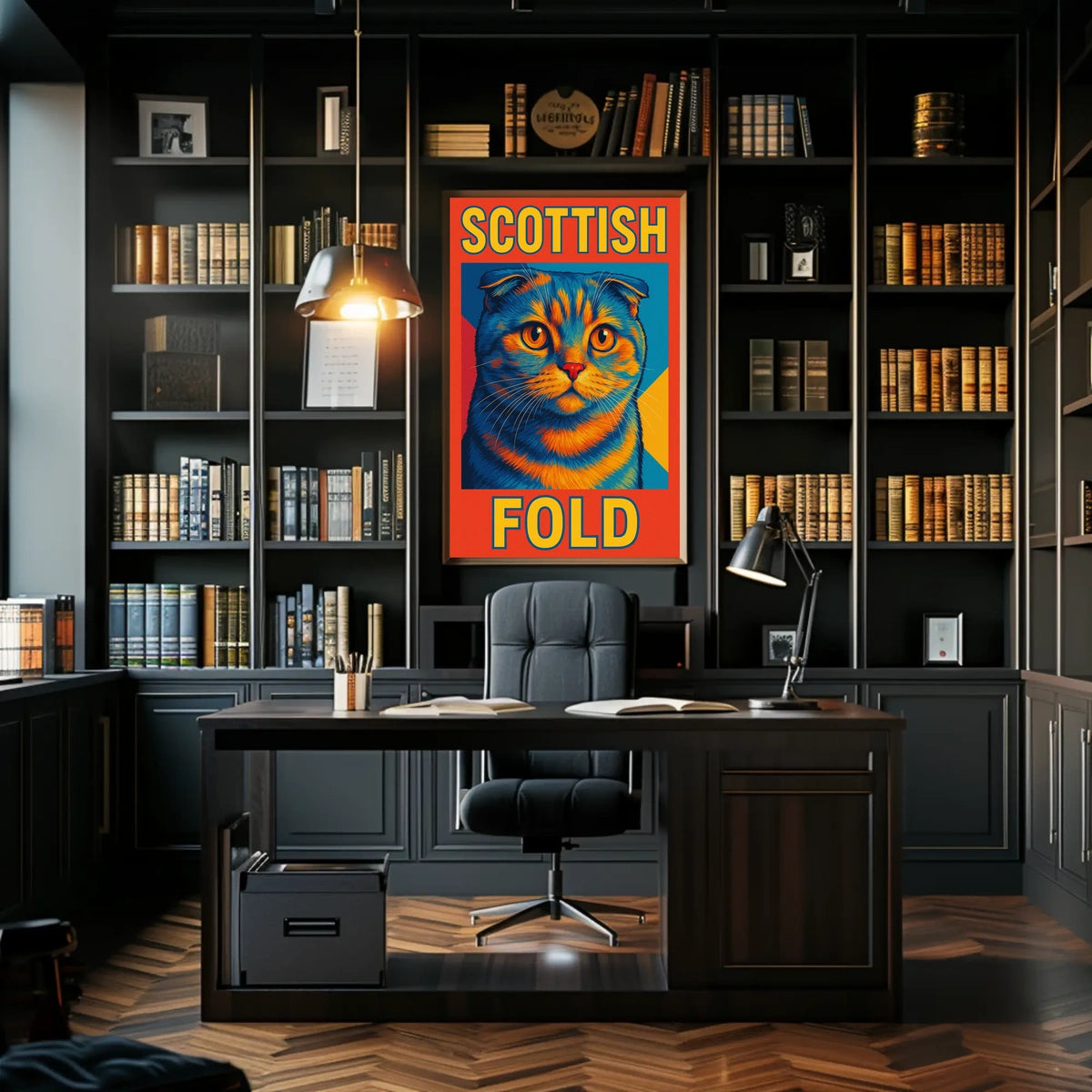 Scottish Fold Cat Poster