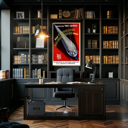 The Comet Train Travel Poster