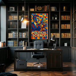 Political Science Mosaic Poster