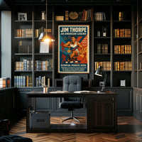 Jim Thorpe Legendary Athlete Poster