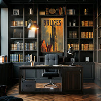Bruges Architectural Splendor Poster
