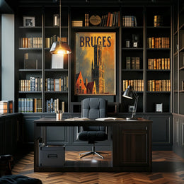 Bruges Architectural Splendor Poster