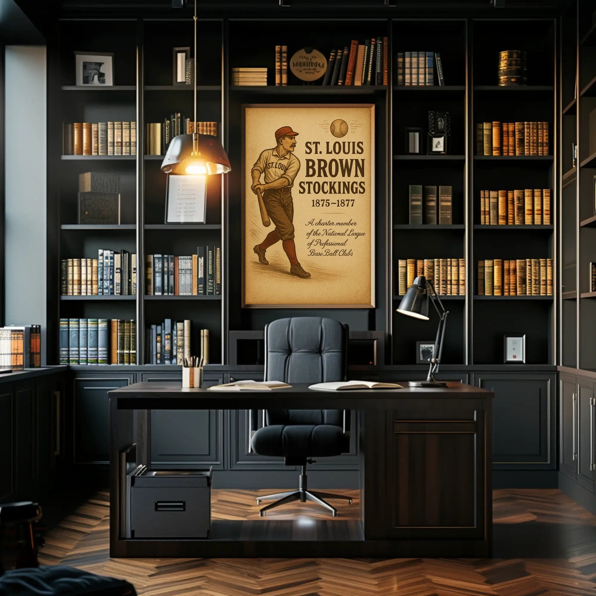 St. Louis Brown Stockings 1875-1877 Poster