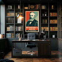 Rutherford B Hayes 19th President Litho HistoryBuff Poster