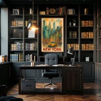 Vibrant New York City Poster