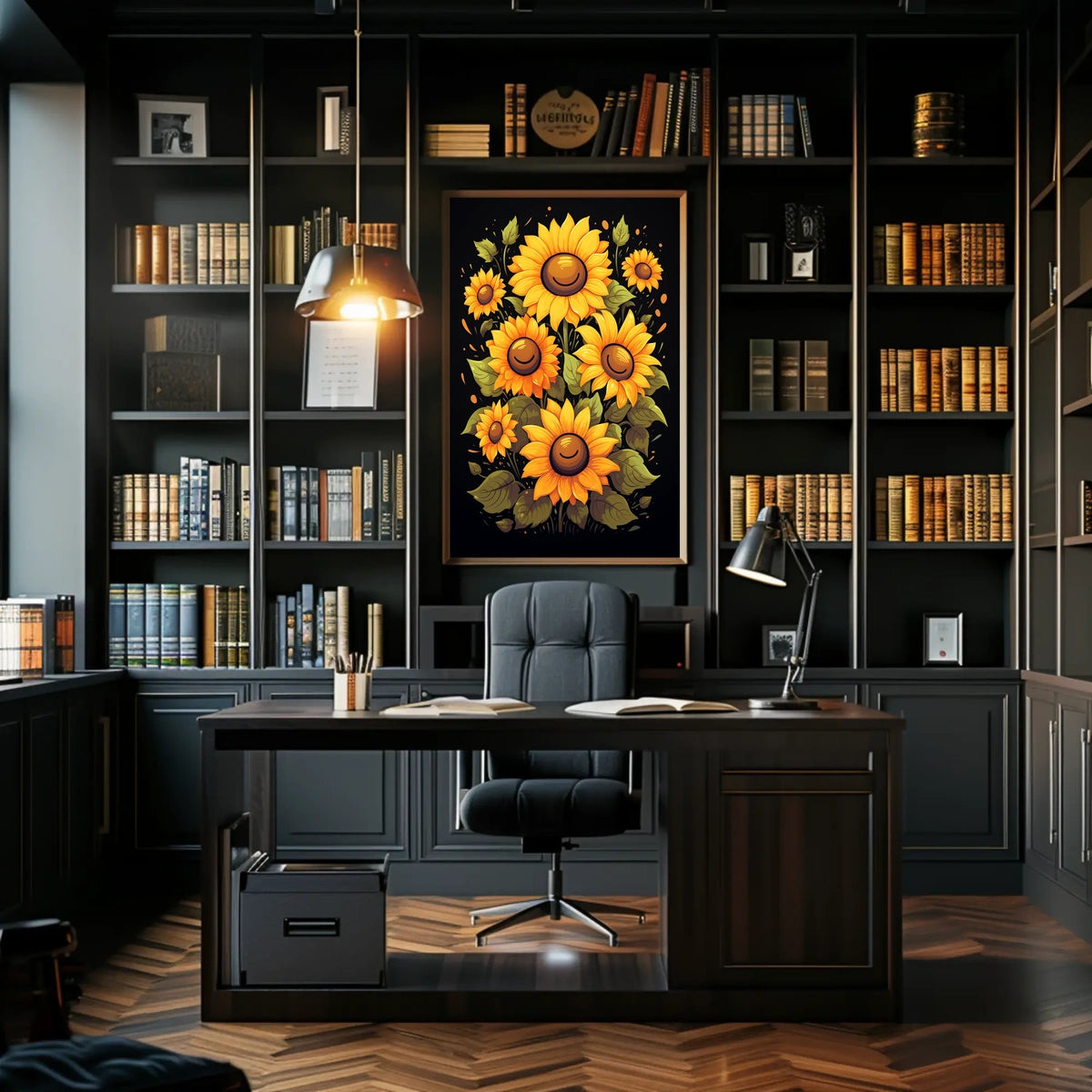 Sunflower Symphony Poster