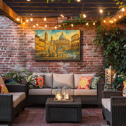 Timeless Italy Watercolor Wanderlust Poster